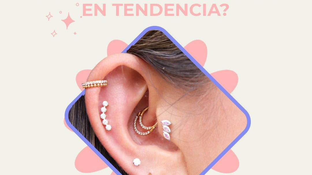 Nombre de los piercing para la oreja en tendencia - Helix Body Jewelry - Tienda Online de Piercings