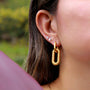Aretes Modulares Entrelazados - Acero Inoxidable (Plateado y Dorado) - Helix Body Jewelry - Tienda Online de Piercings