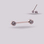 Piercing Pezón Nix Plateado - Helix Body Jewelry - Tienda Online de Piercings