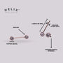 Piercing Pezón Nix Plateado - Helix Body Jewelry - Tienda Online de Piercings