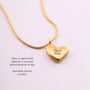 Collar Personalizado con Dije de Corazón Dorado | Mujer
