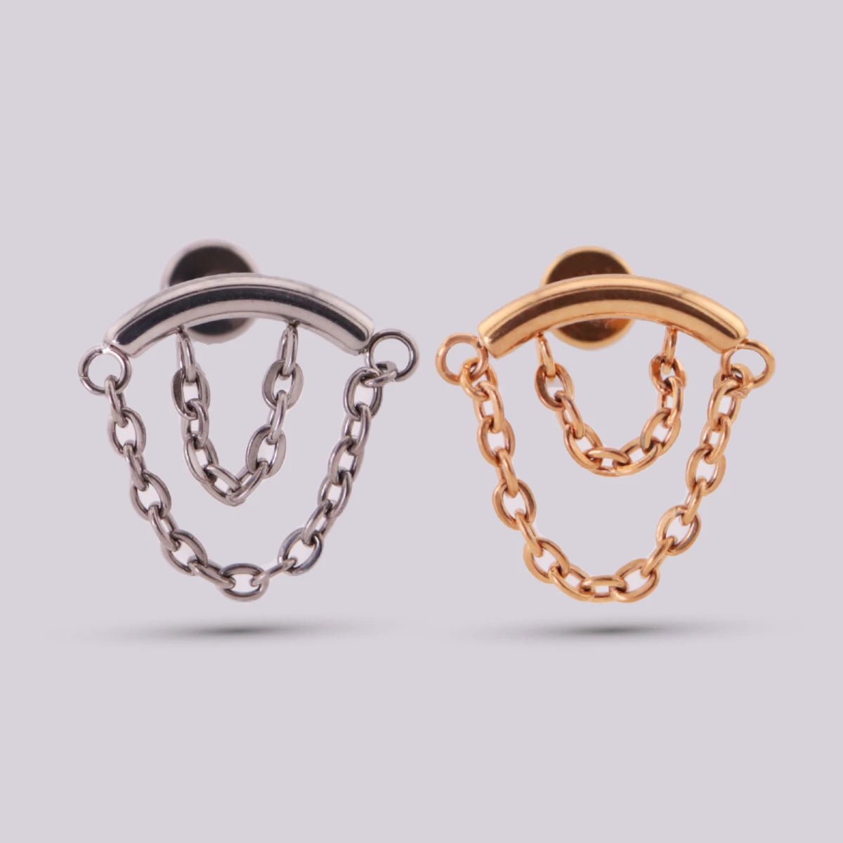 Joya en titanio en forma de media luna - Leonor - Helix Body Jewelry - Tienda Online de Piercings