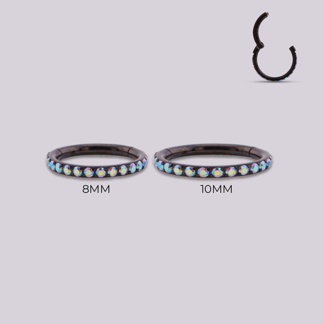 Clicker Black - Helix Body Jewelry - Tienda Online de Piercings