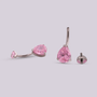 Piercing Ombligo Alba Pink - Helix Body Jewelry - Tienda Online de Piercings