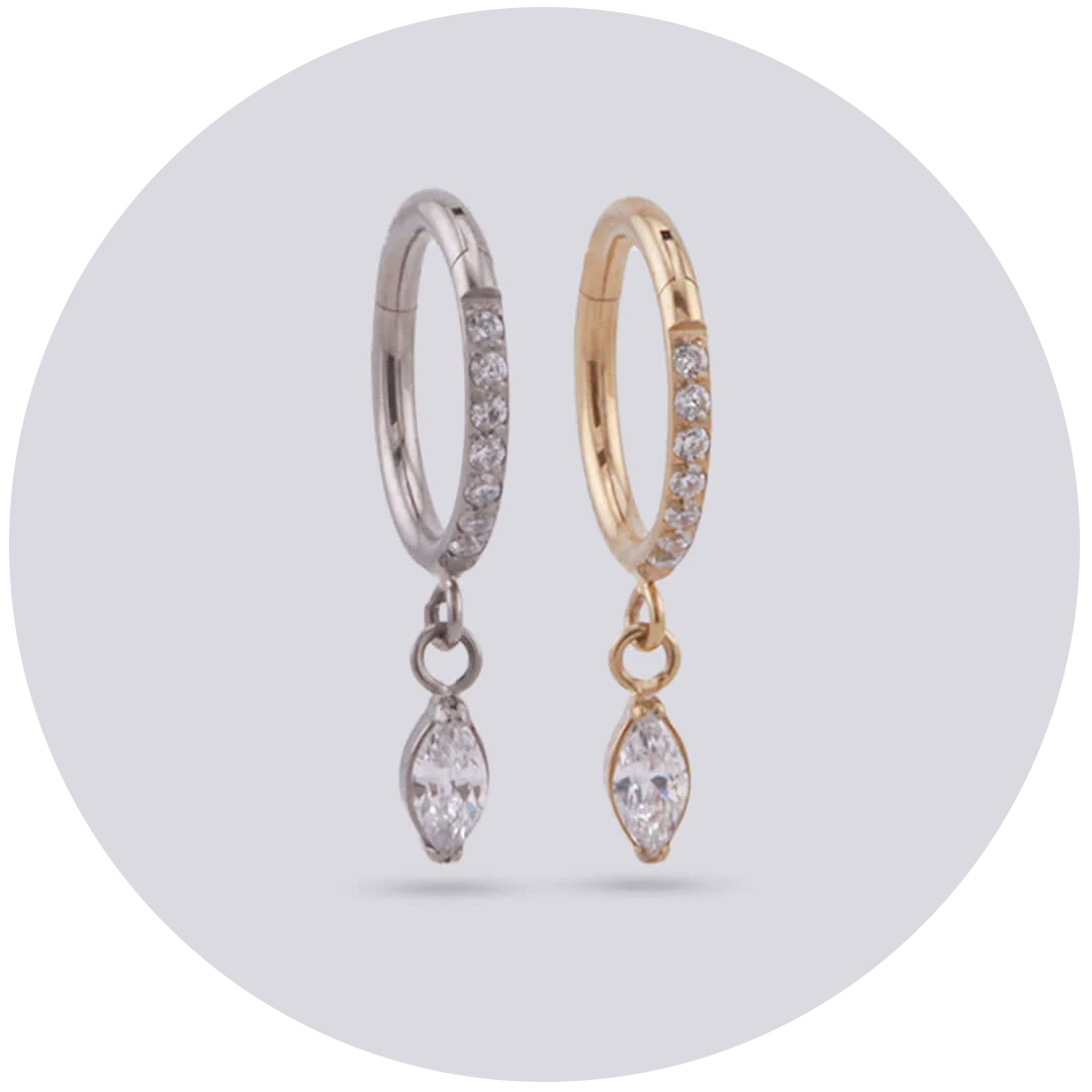 Aretes Titanio