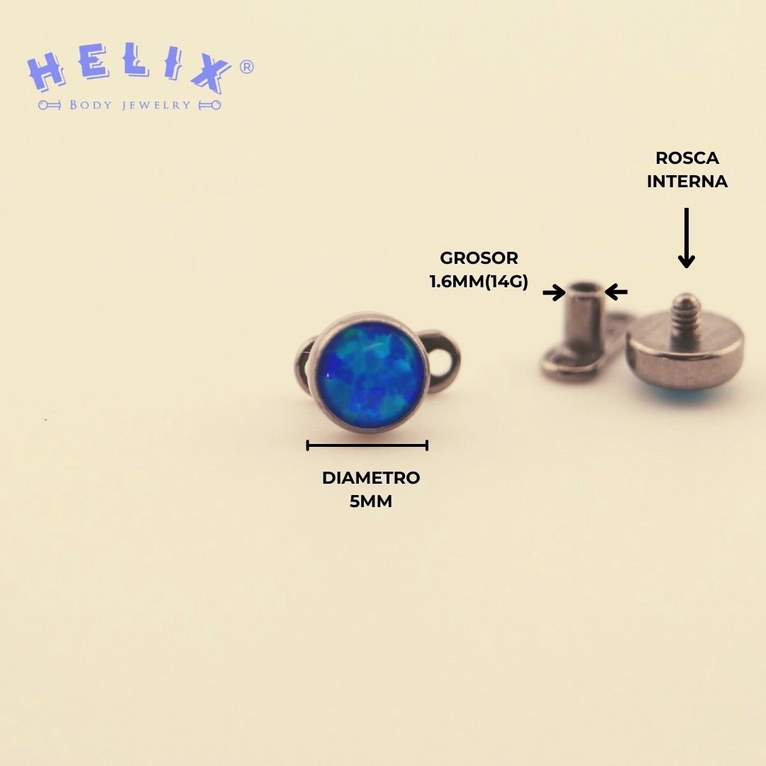 Microdermal Opalo #05 - Helix Body Jewelry - Tienda Online de Piercings