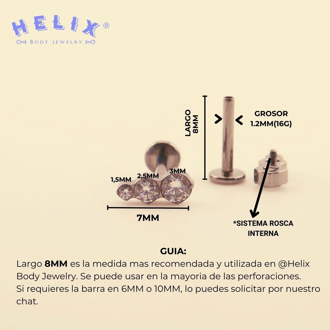 Joya para la oreja - Mina - Helix Body Jewelry - Tienda Online de Piercings