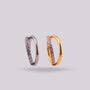 Aro Eter Titanio Grado Implante | Diseño Naturaleza Doble Pedrería - Helix Body Jewelry - Tienda Online de Piercings