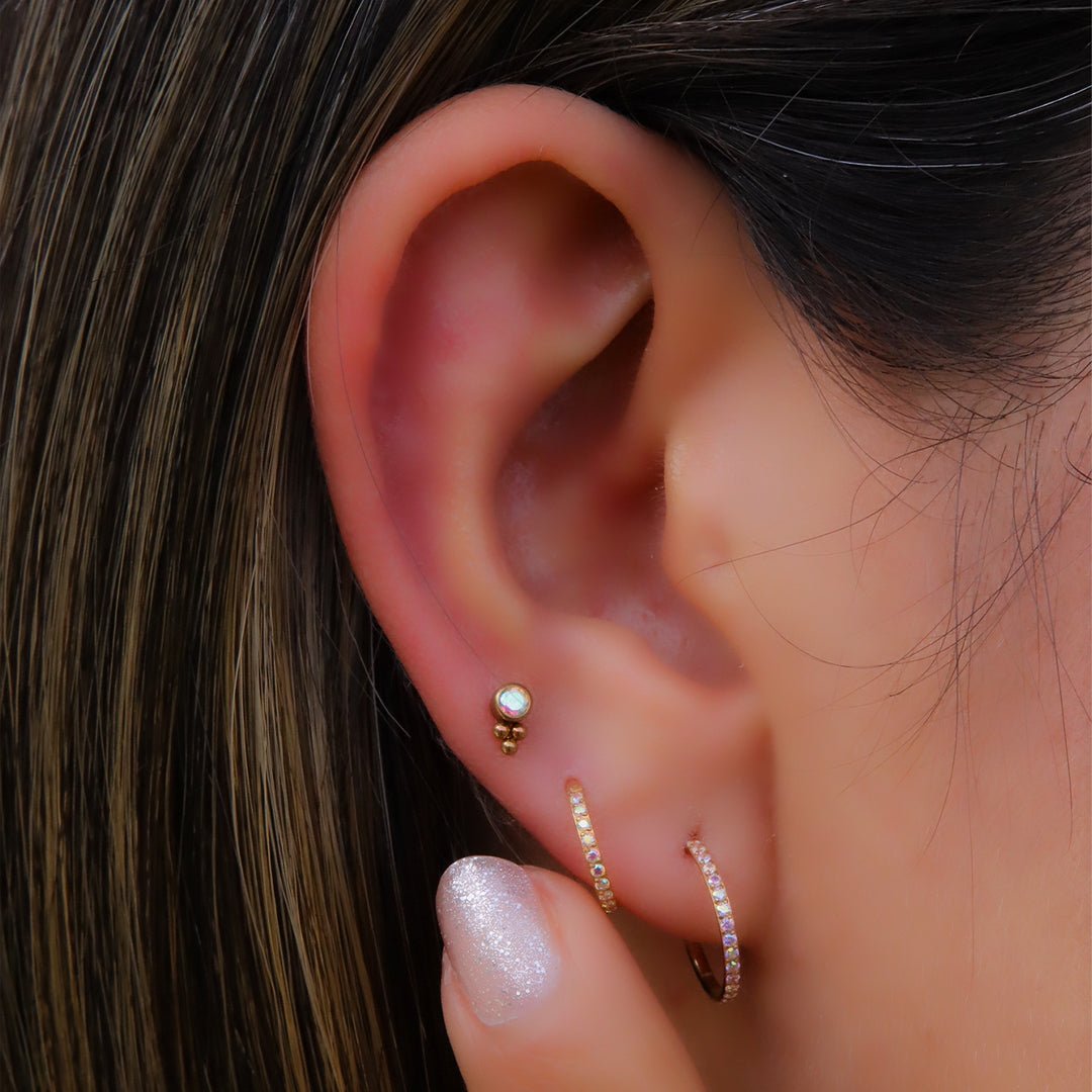 Joya para oreja - Sparkly AB - Helix Body Jewelry - Tienda Online de Piercings