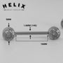 Piercing Nipple Atenea Purple - Helix Body Jewelry - Tienda Online de Piercings
