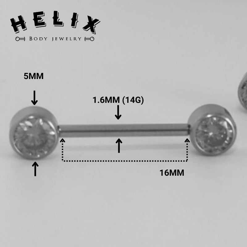 Piercing Nipple Atenea Purple - Helix Body Jewelry - Tienda Online de Piercings