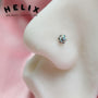 Piercings Nostril Flor Opalo - Helix Body Jewelry - Tienda Online de Piercings