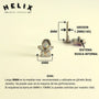 Joya en titanio Lirios - Helix Body Jewelry - Tienda Online de Piercings