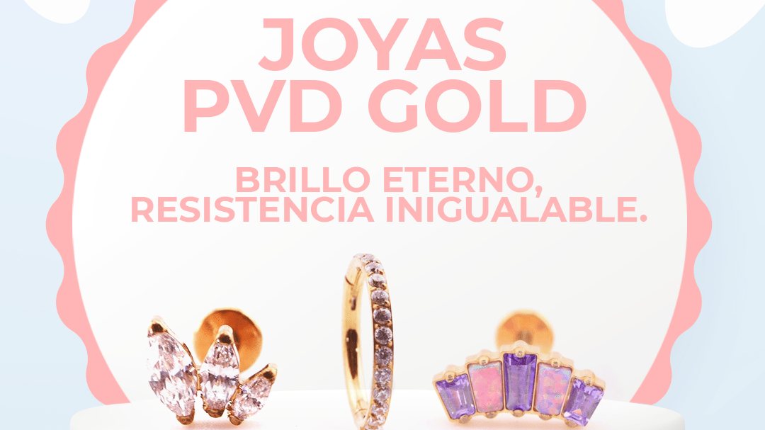 Joyas PVD Gold: Brillo eterno, resistencia inigualable - Helix Body Jewelry - Tienda Online de Piercings