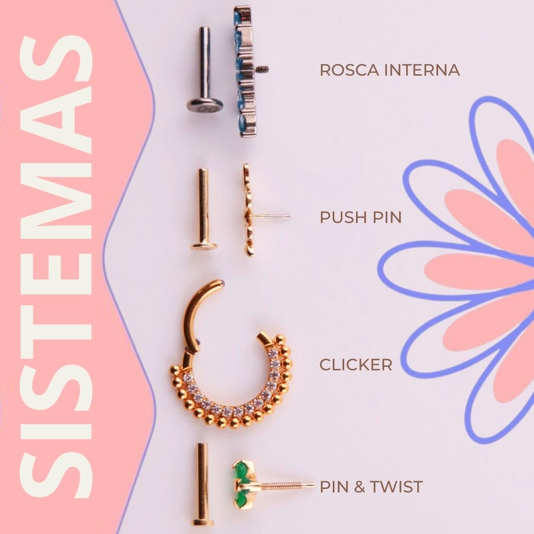Descubre los Sistemas de Broche Perfectos para tus Joyas de Piercing - Helix Body Jewelry - Tienda Online de Piercings