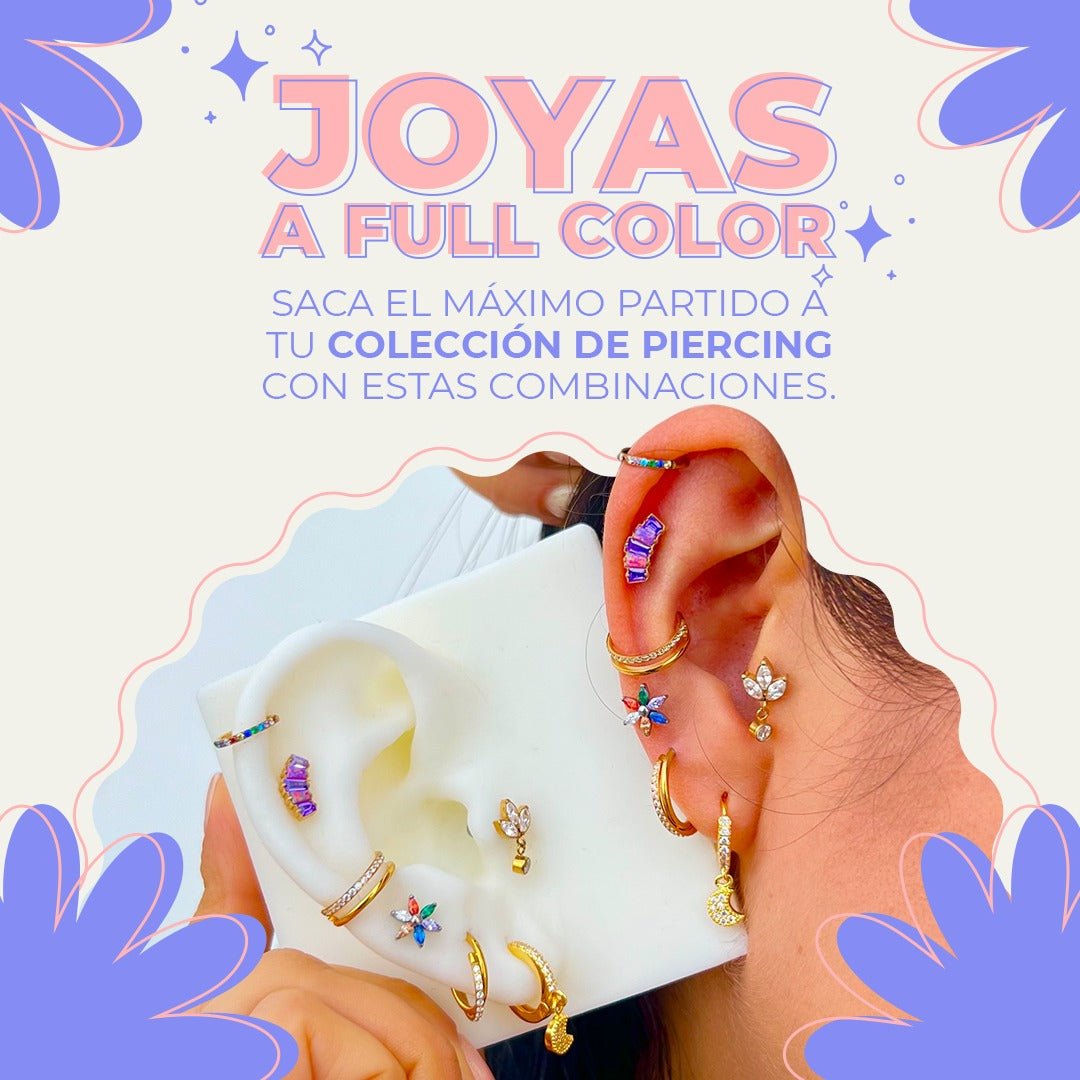 Joyas a todo color: Saca el máximo partido a tu colección de piercing con estas combinaciones - Helix Body Jewelry - Tienda Online de Piercings