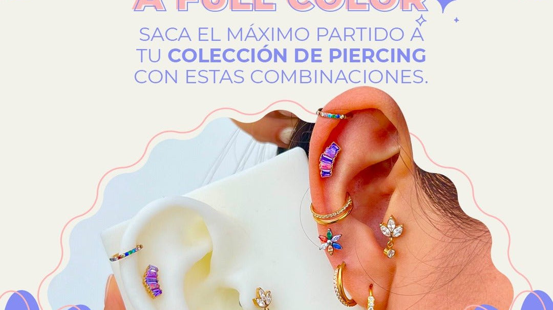Joyas a todo color: Saca el máximo partido a tu colección de piercing con estas combinaciones - Helix Body Jewelry - Tienda Online de Piercings
