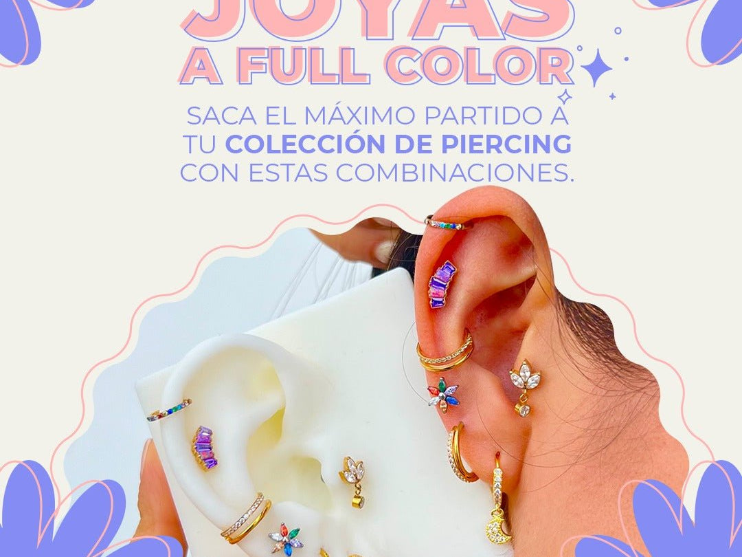 Joyas a todo color: Saca el máximo partido a tu colección de piercing con estas combinaciones - Helix Body Jewelry - Tienda Online de Piercings