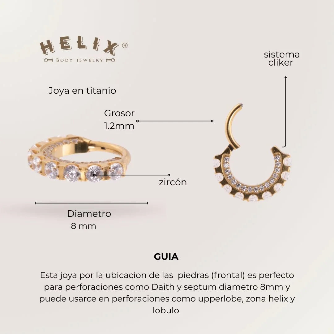 Aro Clicker Radiance · Titanio Grado Implante