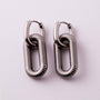 Aretes Modulares Entrelazados - Acero Inoxidable (Plateado y Dorado) - Helix Body Jewelry - Tienda Online de Piercings