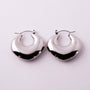 Pendientes Semi Corazón en Acero Inoxidable - Plateado y Dorado - Helix Body Jewelry - Tienda Online de Piercings