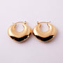 Pendientes Semi Corazón en Acero Inoxidable - Plateado y Dorado - Helix Body Jewelry - Tienda Online de Piercings