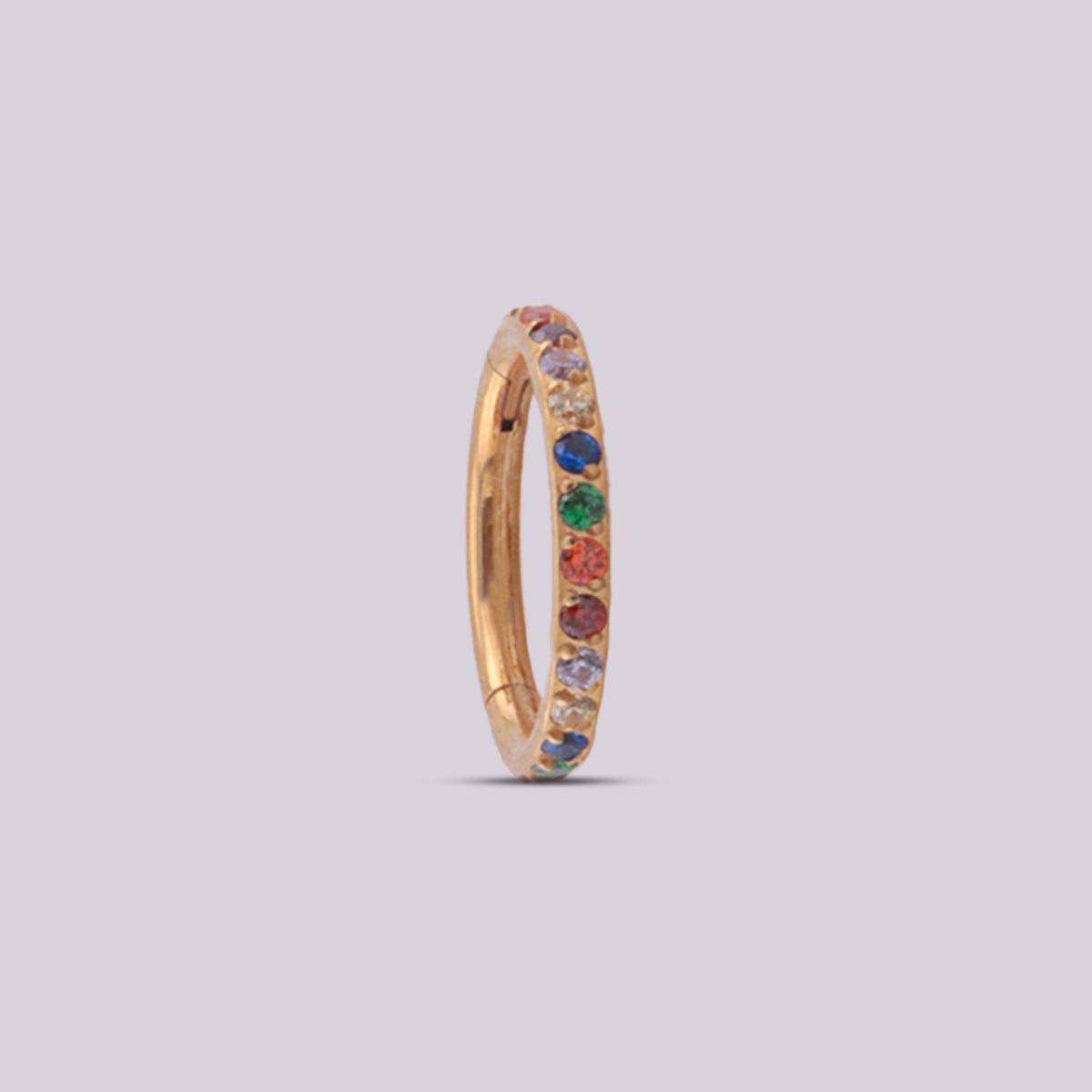 Aro en titanio Orange - Helix Body Jewelry - Tienda Online de Piercings
