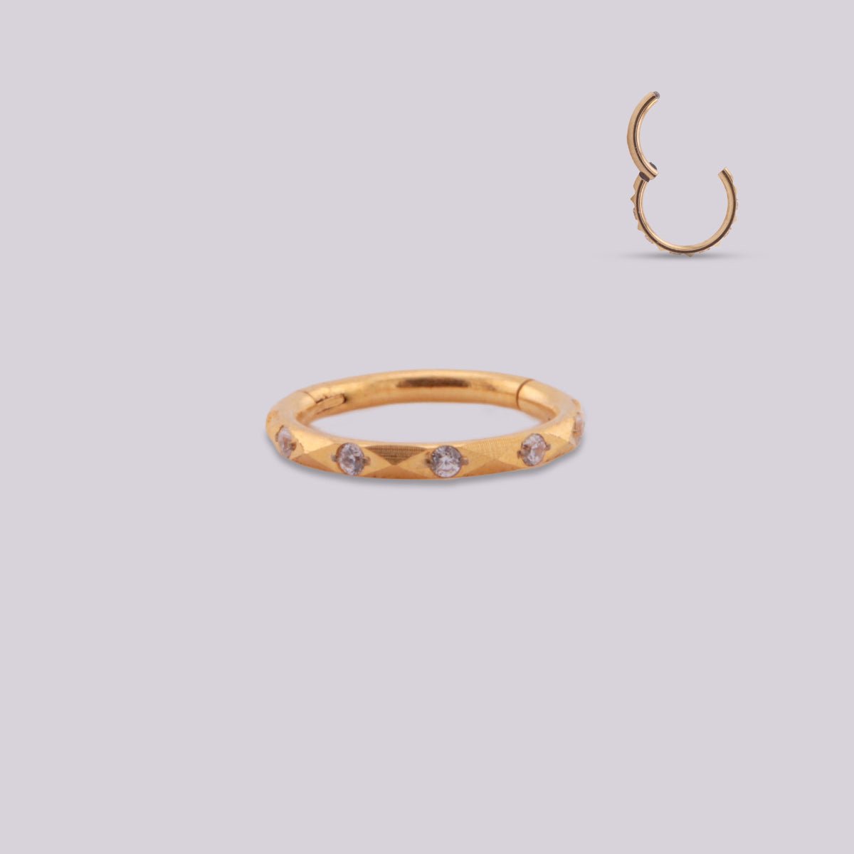 Aro para piercing oreja Lizz - Helix Body Jewelry - Tienda Online de Piercings