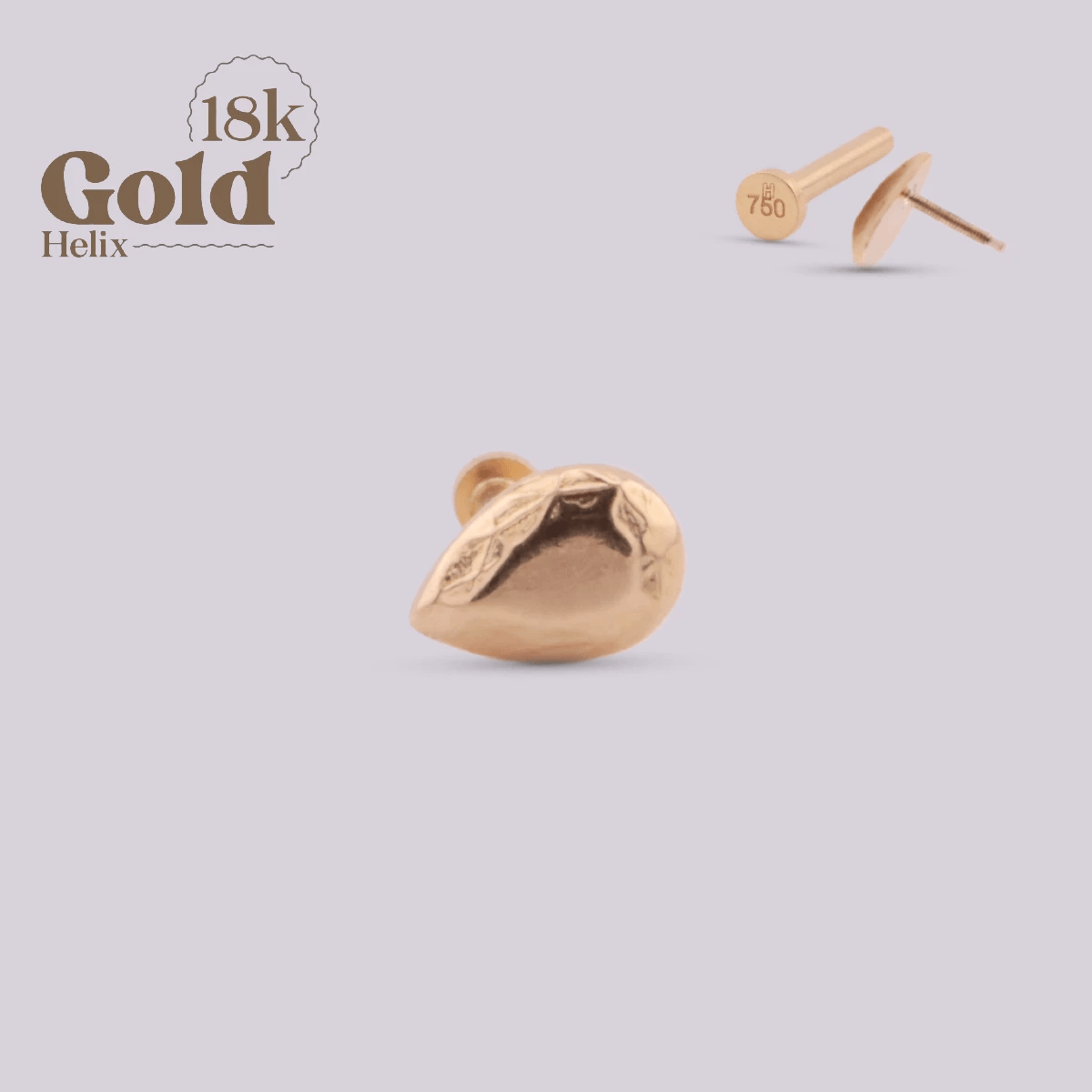 Joya con forma de gota - Helix Body Jewelry - Tienda Online de Piercings