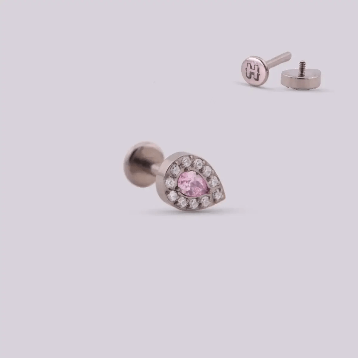 Joya para piercing con forma de Gota - Helix Body Jewelry - Tienda Online de Piercings