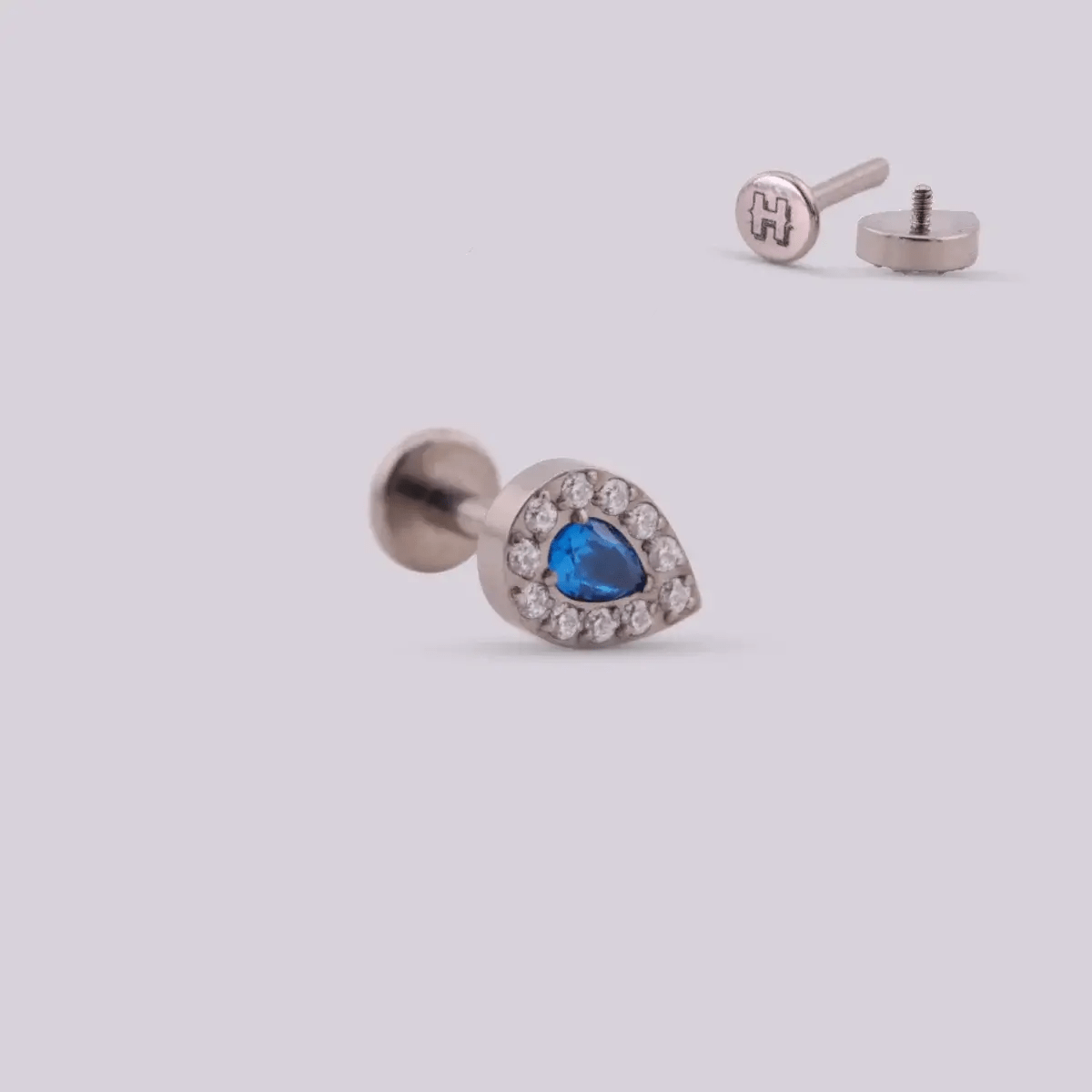 Joya para piercing con forma de Gota - Helix Body Jewelry - Tienda Online de Piercings