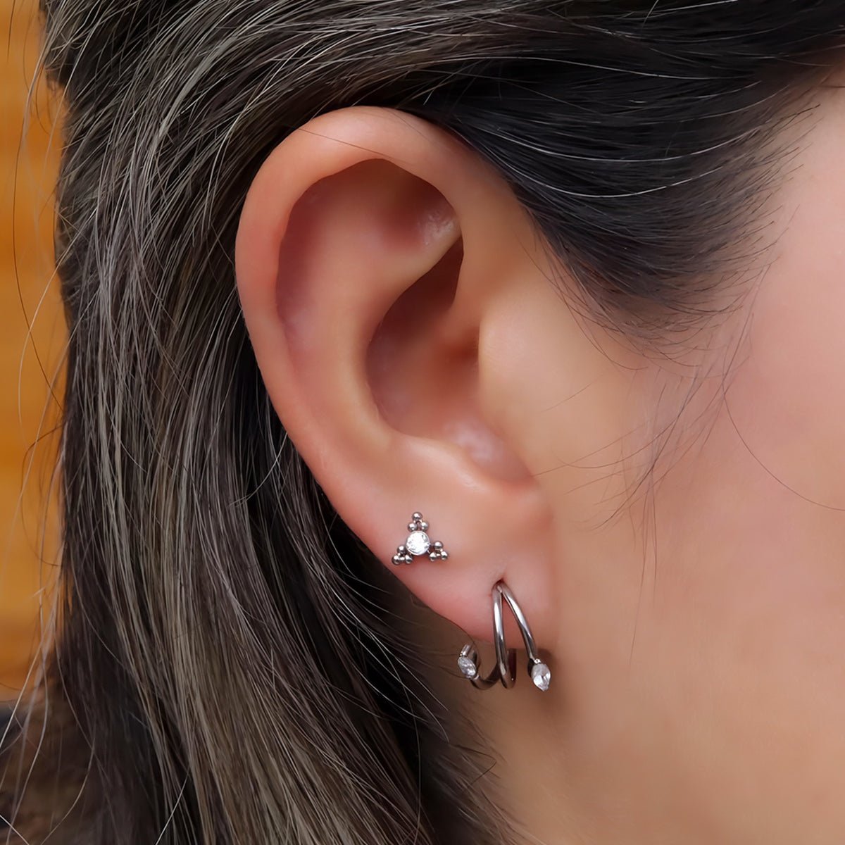 Set Sofi Silver - Helix Body Jewelry - Tienda Online de Piercings