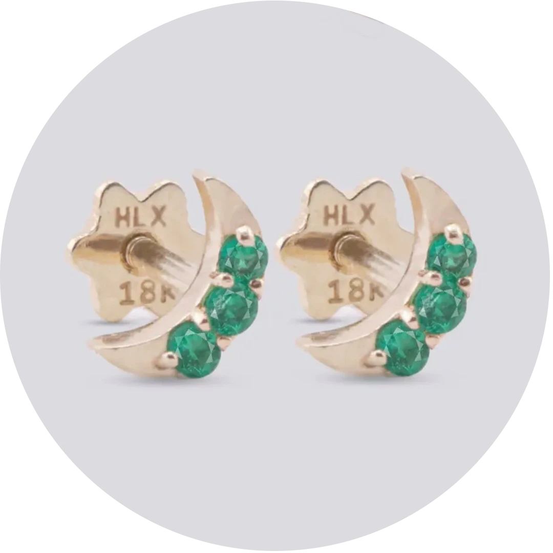 Aretes Oro 18k