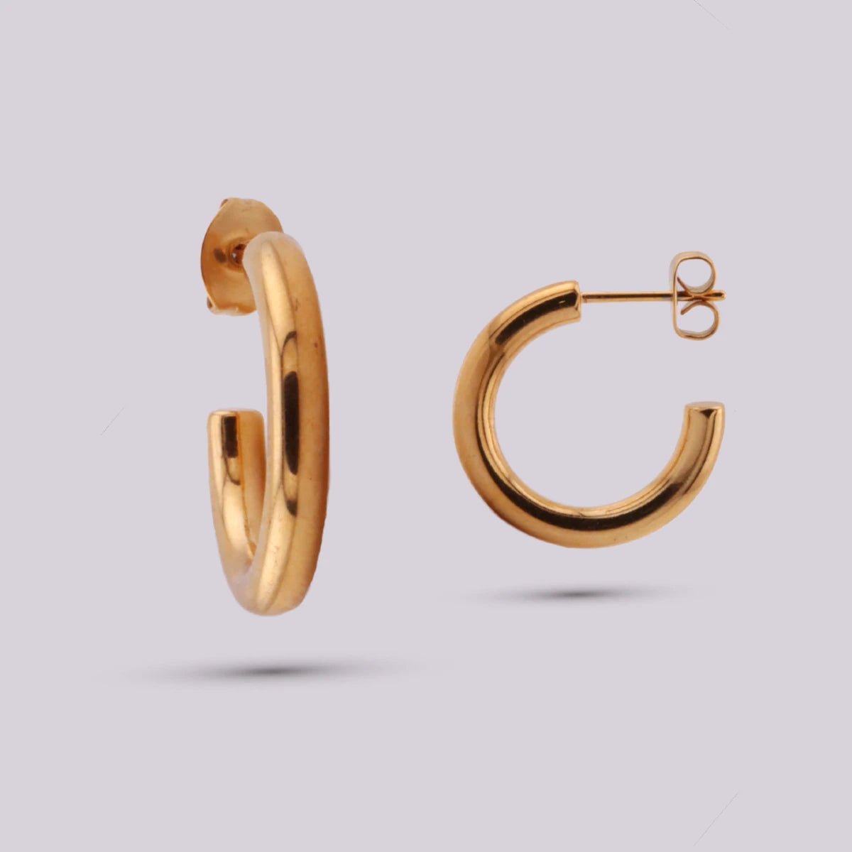 Candonga dorada en Titanio - Mia - Helix Body Jewelry - Tienda Online de Piercings