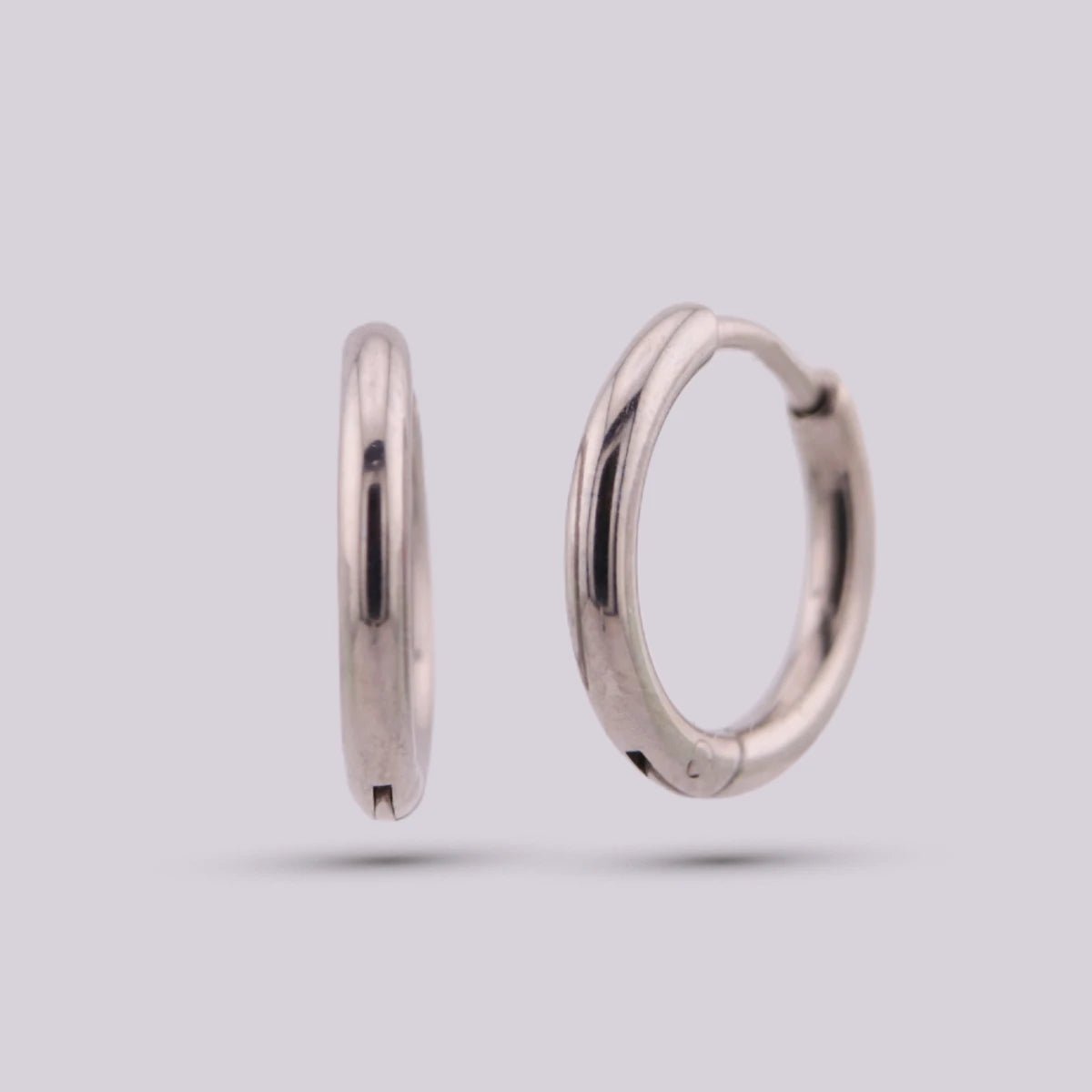 Candonga plateada en Titanio - Sagitary - Helix Body Jewelry - Tienda Online de Piercings