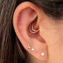 Pendiente colgante de corazon en oro 14k - Helix Body Jewelry - Tienda Online de Piercings