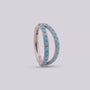 Joya para piercing Agata opalo Turquesa - Helix Body Jewelry - Tienda Online de Piercings