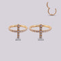 Aro con incrustaciones en zircón - Elyn - Helix Body Jewelry - Tienda Online de Piercings