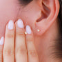 Aretes en oro con forma de estrella - Helix Body Jewelry - Tienda Online de Piercings