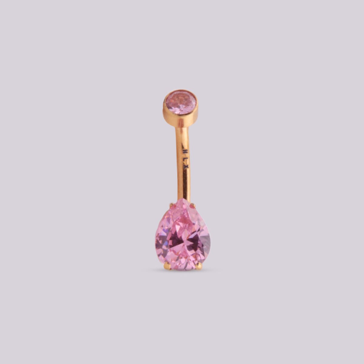 Piercing Ombligo Golden Pink - Helix Body Jewelry - Tienda Online de Piercings