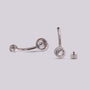Piercing Ombligo Crystal Clear - Helix Body Jewelry - Tienda Online de Piercings