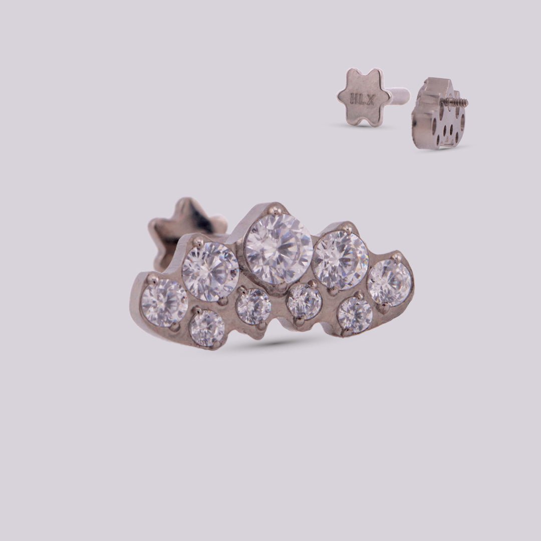 Labret en titanio Condal - Helix Body Jewelry - Tienda Online de Piercings