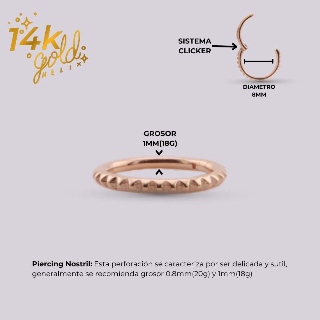 Piercing Nariz Luxury Bila - Helix Body Jewelry - Tienda Online de Piercings