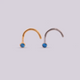 Piercing Nariz Aqua - Helix Body Jewelry - Tienda Online de Piercings