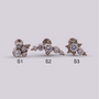 Labret plateado Strong - Helix Body Jewelry - Tienda Online de Piercings