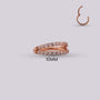 Joya para piercing Agata Oro Rosa - Helix Body Jewelry - Tienda Online de Piercings