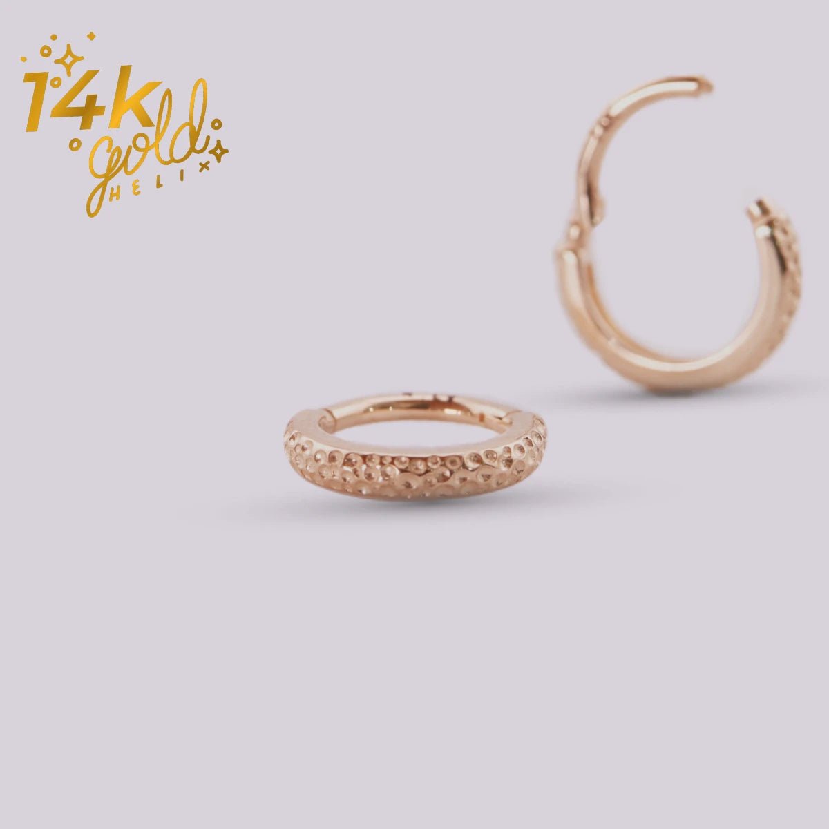 Joya en Oro 14k para piercing - Luxury Katia - Helix Body Jewelry - Tienda Online de Piercings