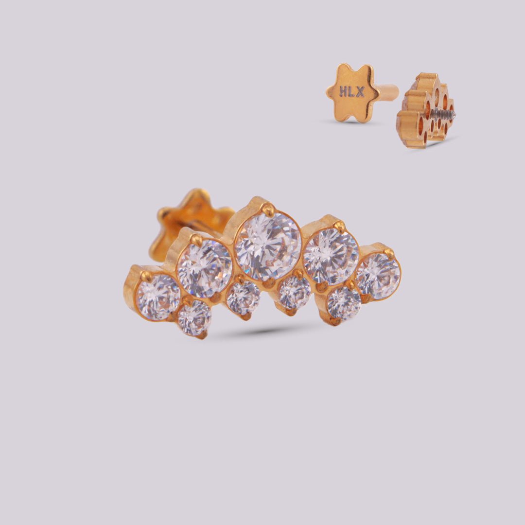 Labret en titanio Condal - Helix Body Jewelry - Tienda Online de Piercings