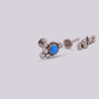 Labret en Titanio con ópalos Ariel Opal - Helix Body Jewelry - Tienda Online de Piercings