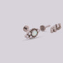 Labret en Titanio con ópalos Ariel Opal - Helix Body Jewelry - Tienda Online de Piercings